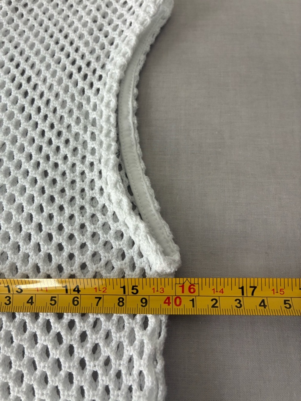 Zara Kids White Crochet Open Knit Sleeveless Top - Picture 5 of 6